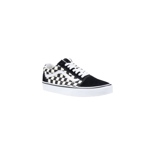 Black And White Fabric Sneaker