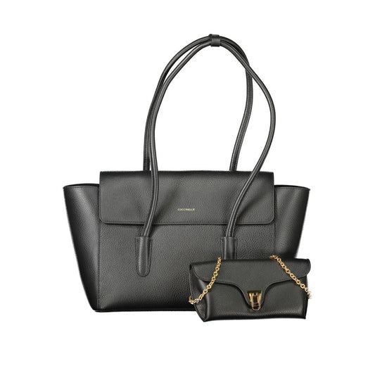 Black Leather Women Handbag