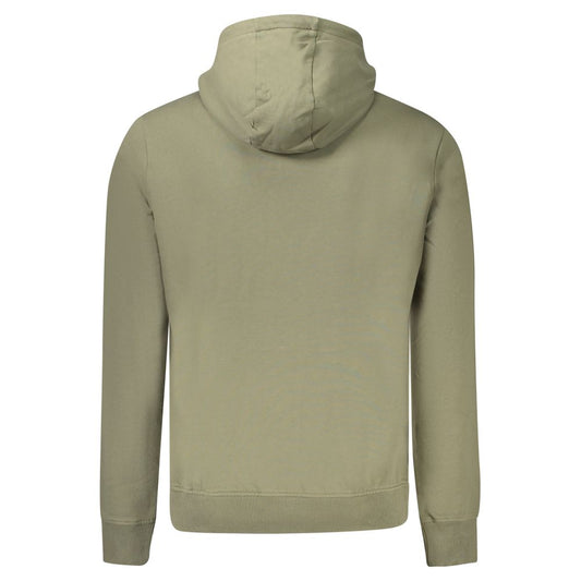 Green Cotton Men Sweater
