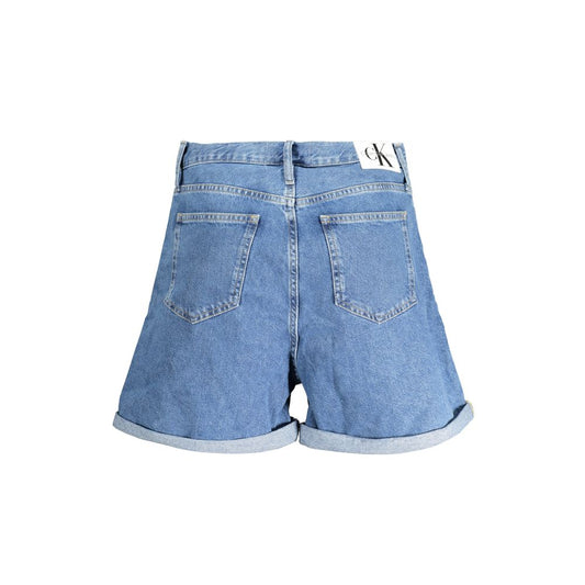 Blue Cotton Short