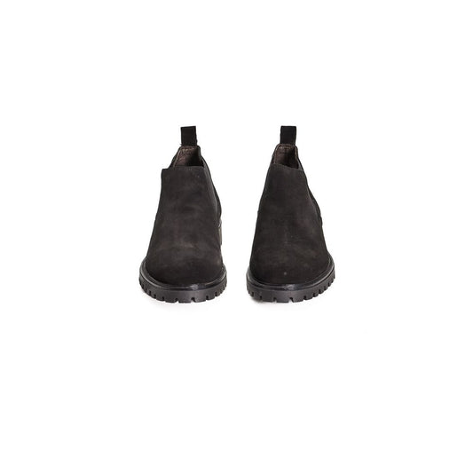 Black Calfskin Men Boot