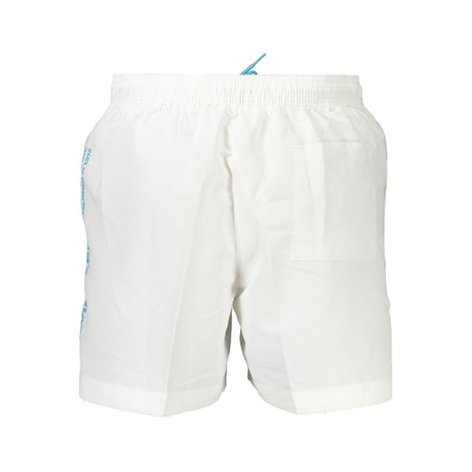 White Polyester Swimwear
