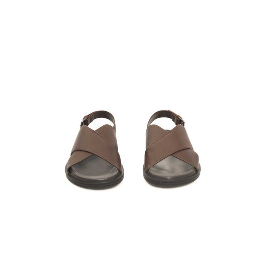 Brown Cowhide Men Sandal