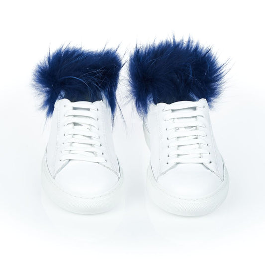White Leather Women Sneaker