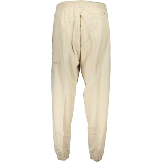 Beige Cotton Pant