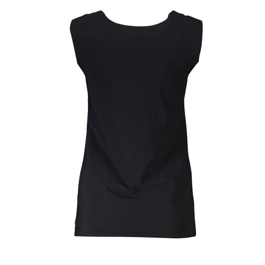 Black Elastane Tank Top
