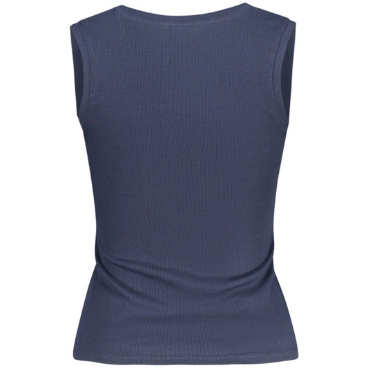 Blue Cotton Tank Top