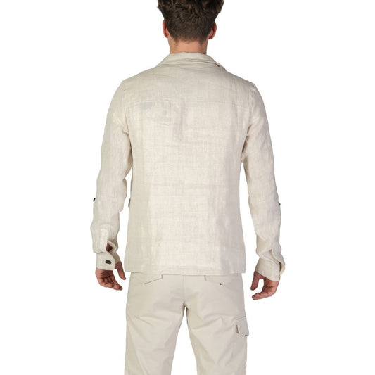 Beige Linen Blazer