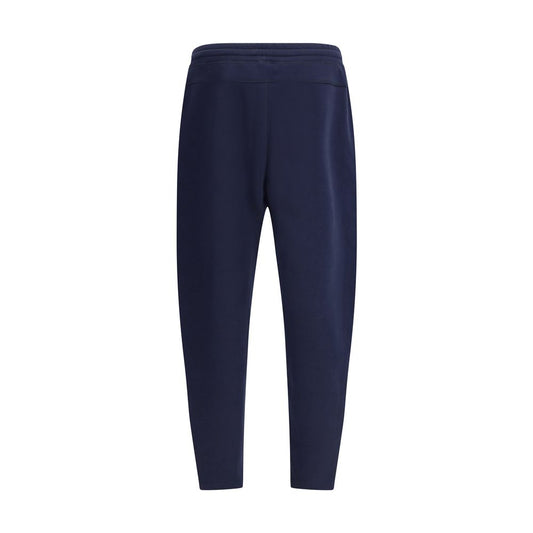Blue Cotton Joggers (Workout Pants)