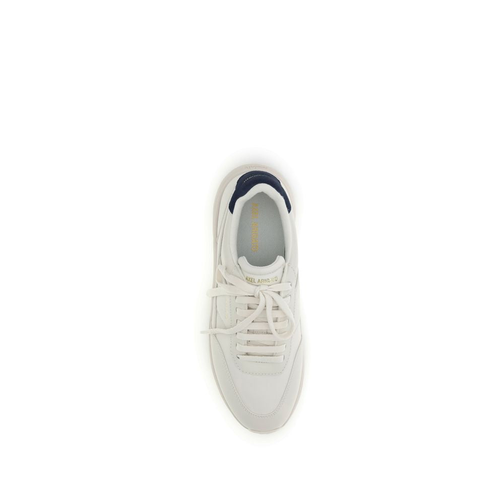 White Leather Athletic Sneakers