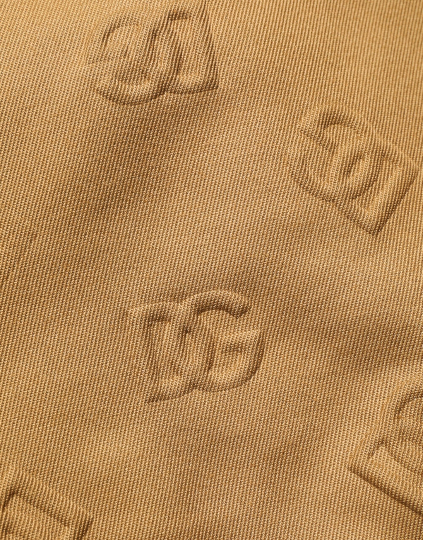 Brown Cotton Stretch Logo CargoBermuda Shorts