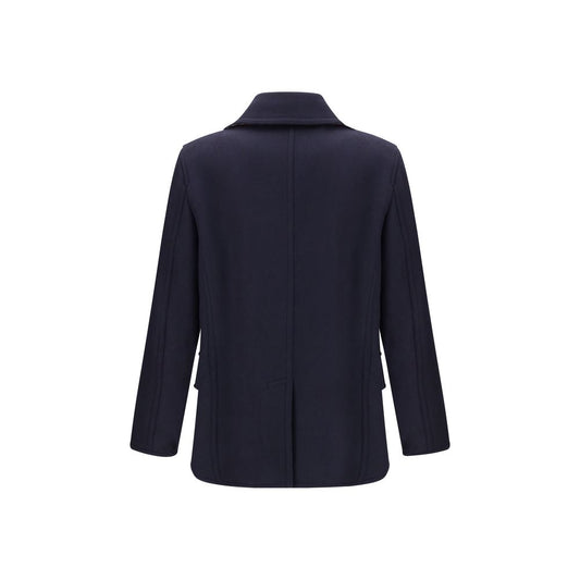 Blue Wool Coat