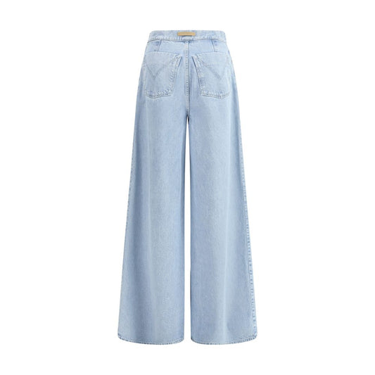 Light Blue Cotton Jeans Denim