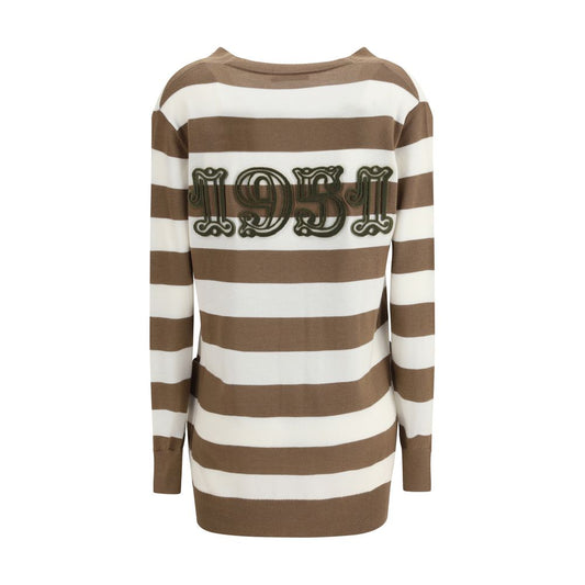 Brown Fleece Wool Cardigan