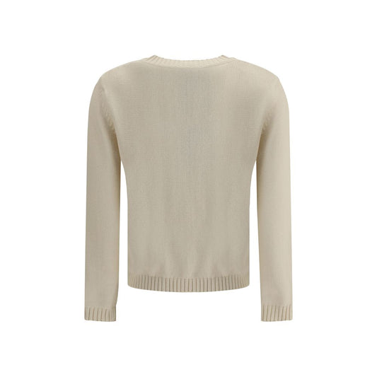 Cream Cotton Sweatshirt