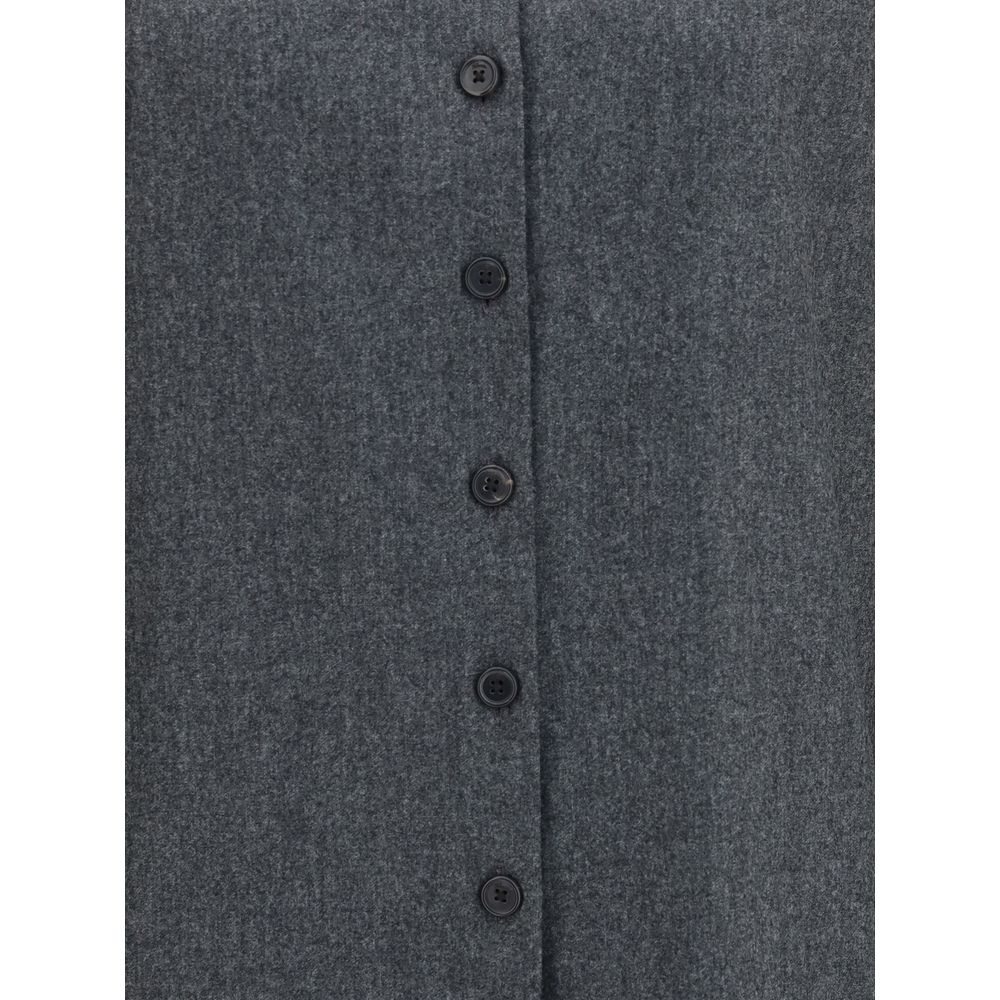 Gray Wool Shirt