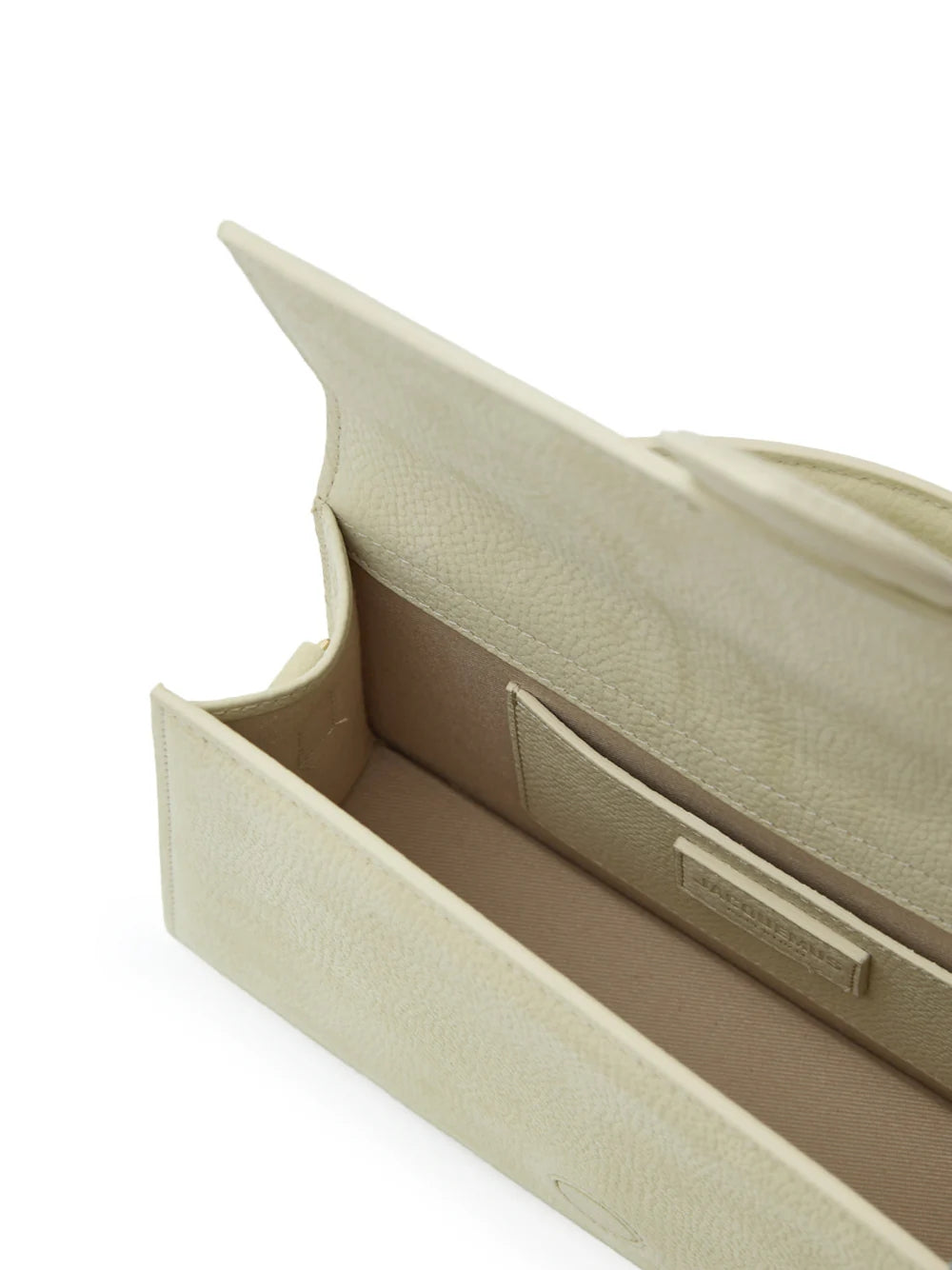 Beige Textured Le Grand Bambino Bag