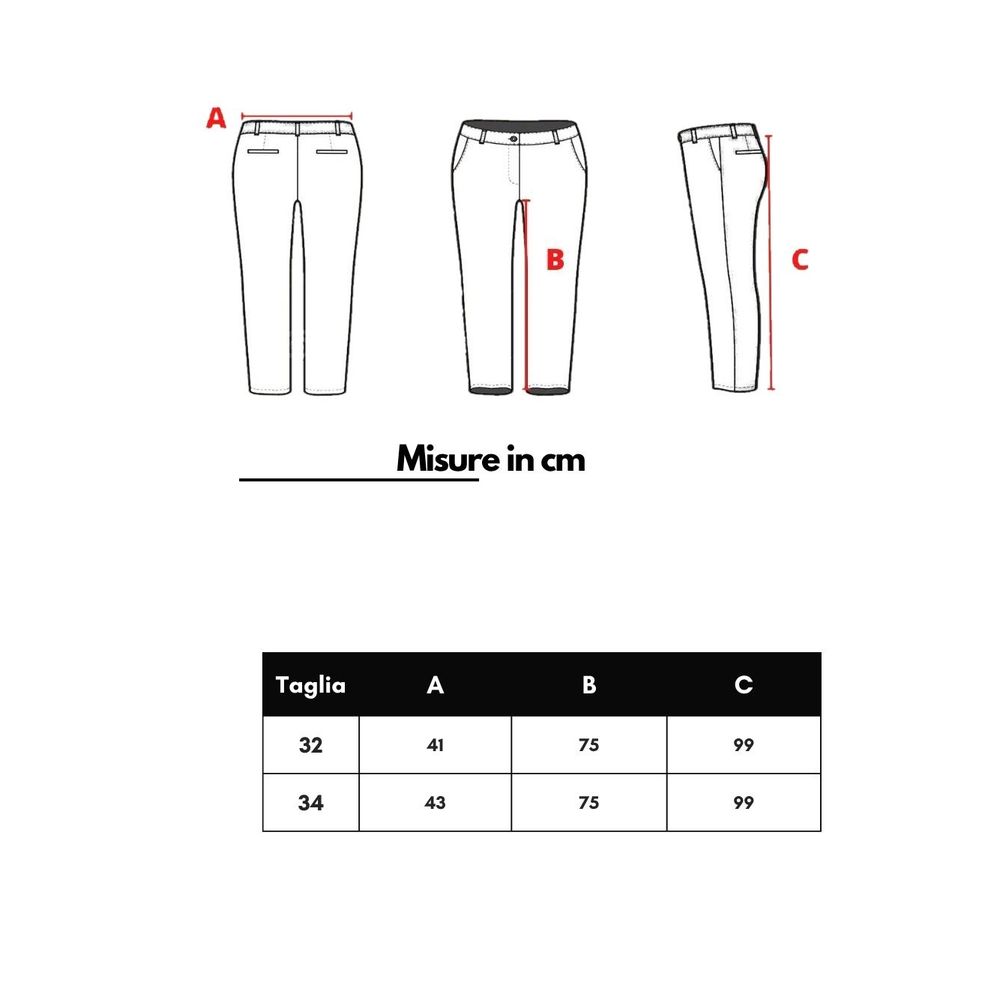 Beige Cotton Skinny Pants