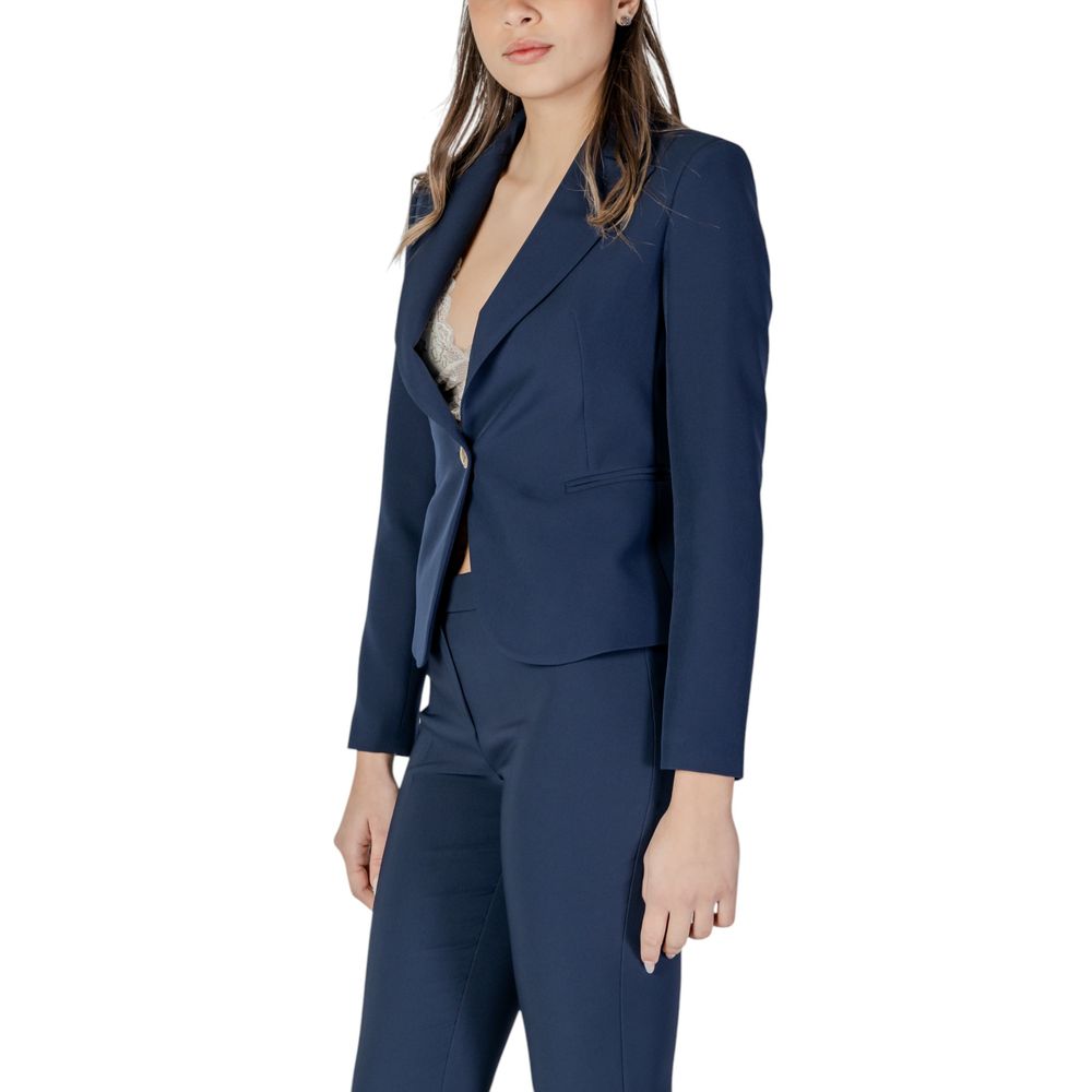 Blue Polyester Blazer