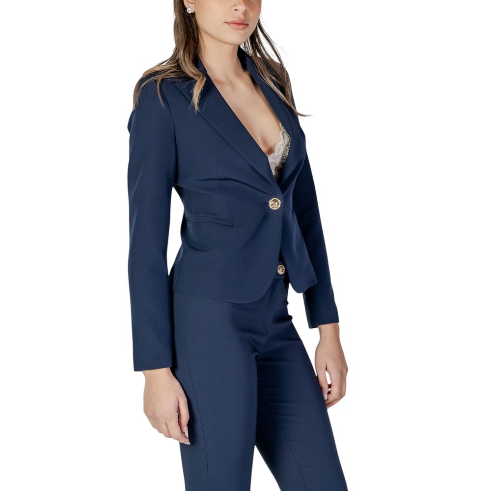 Blue Polyester Blazer