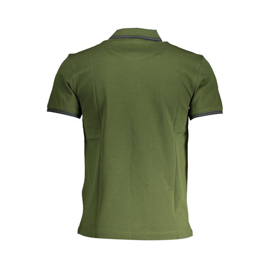 Green Cotton Polo Shirt