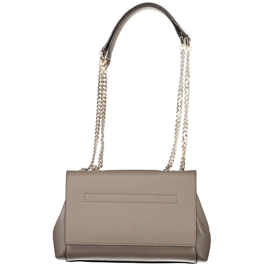 Brown Polyethylene Handbag