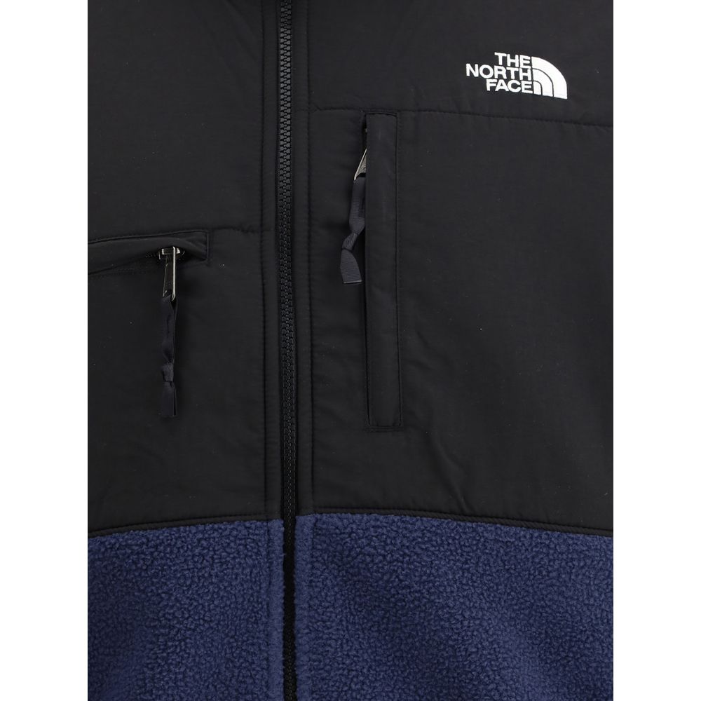 Blue Polyester Full-Length Jacket