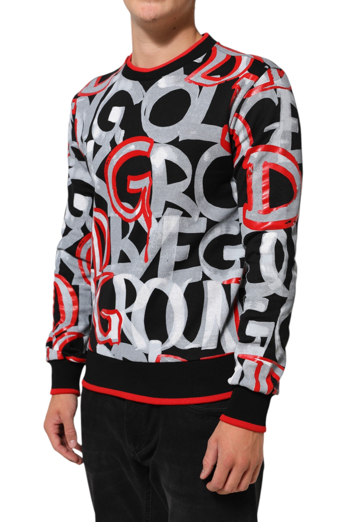Multicolor D&G Monogram Sweatshirt Sweater