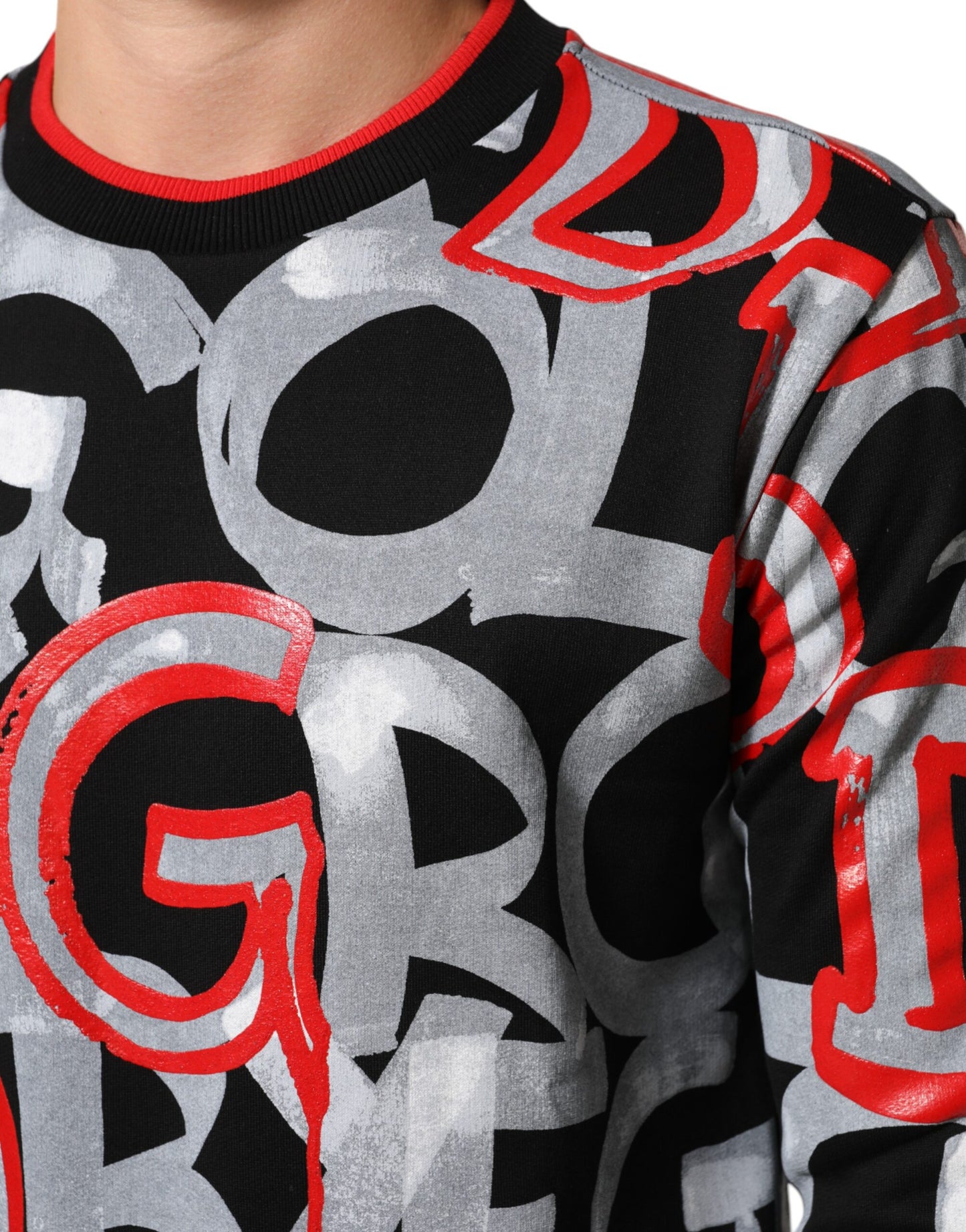 Multicolor D&G Monogram Sweatshirt Sweater