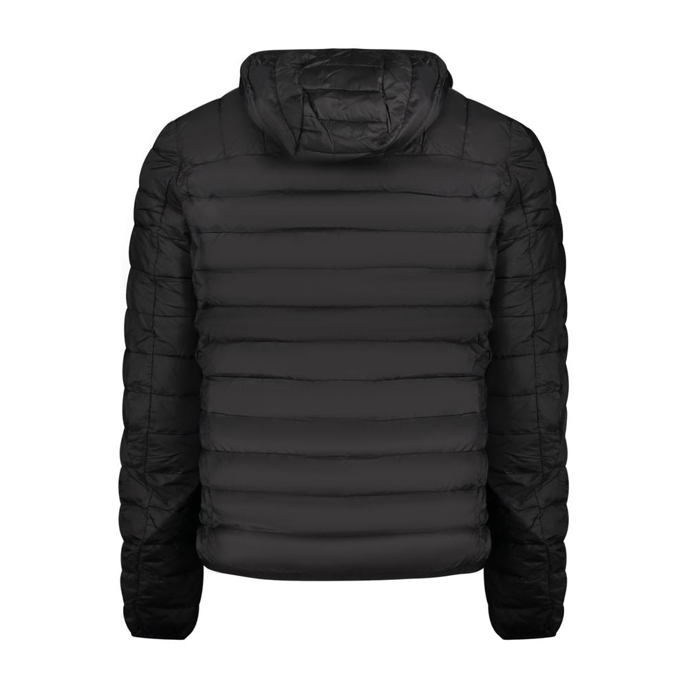 Black Polyester Jackets & Coat
