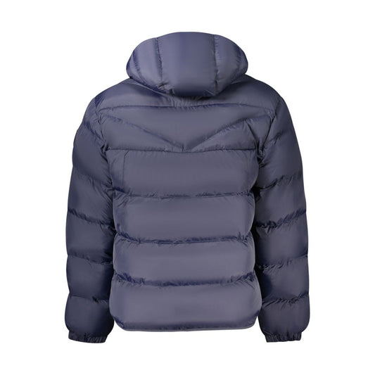 Blue Polyamide Men's Jacket