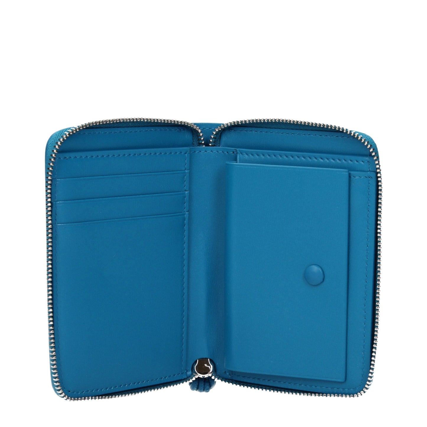 Blue Leather Wallet