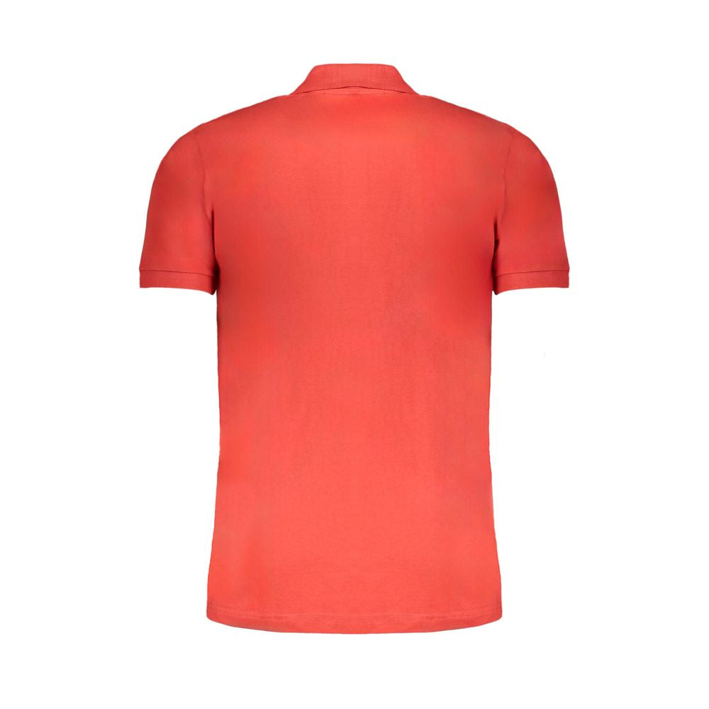 Red Cotton Polo Shirt