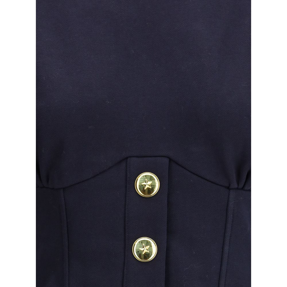 Blue Cotton Sweatshirt