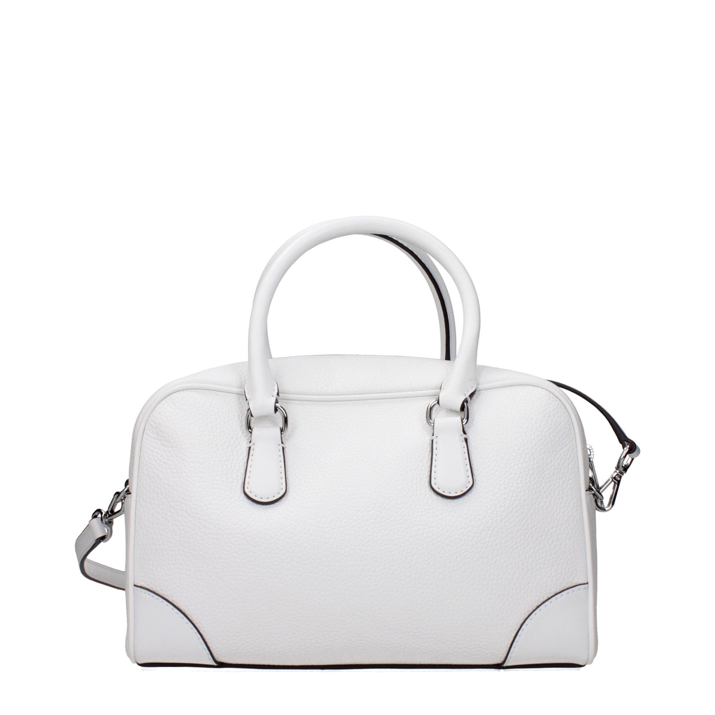 White Leather Handbag