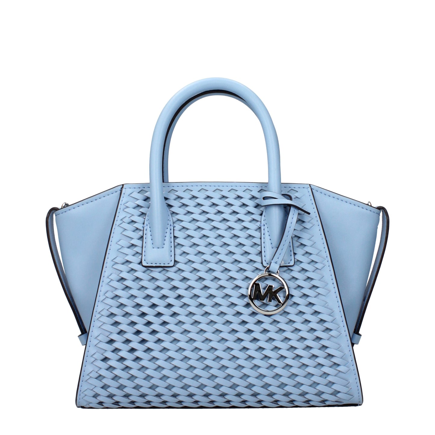 Light Blue Leather Handbag