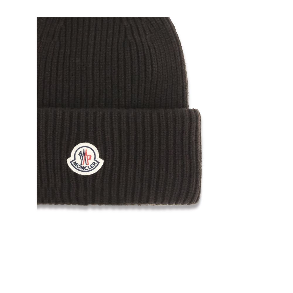 Black Wool Beanie