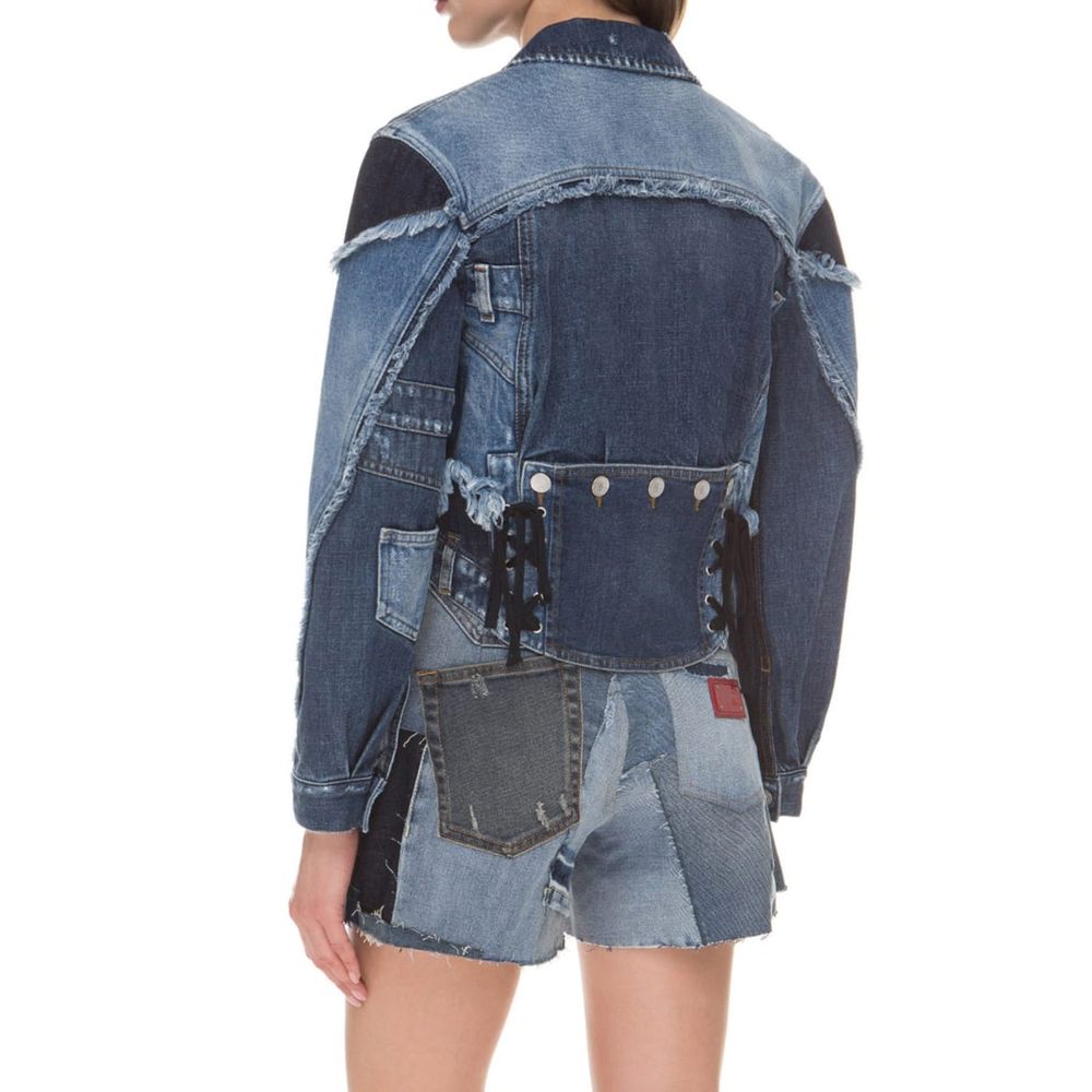 Denim Patchwork Jacket