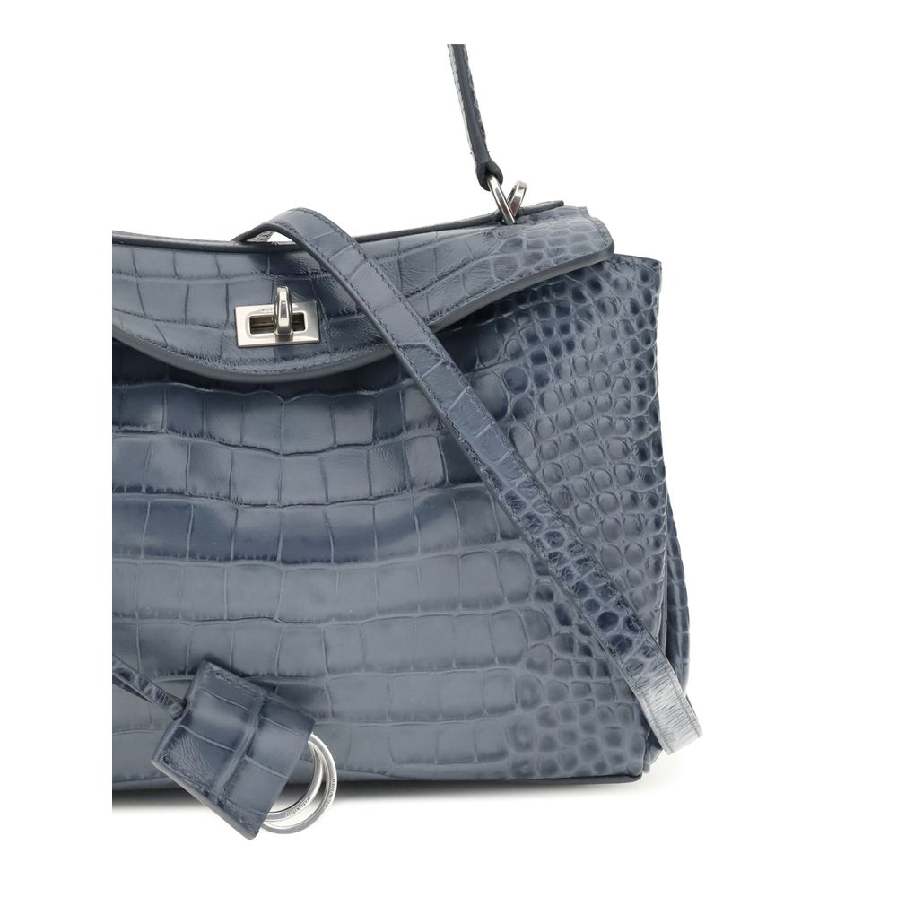 Light Blue Calf Leather Bos Taurus Handbag