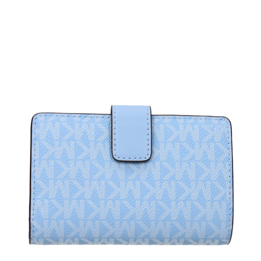 Light Blue Leather Wallet