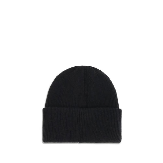 Black Marabou Beanie