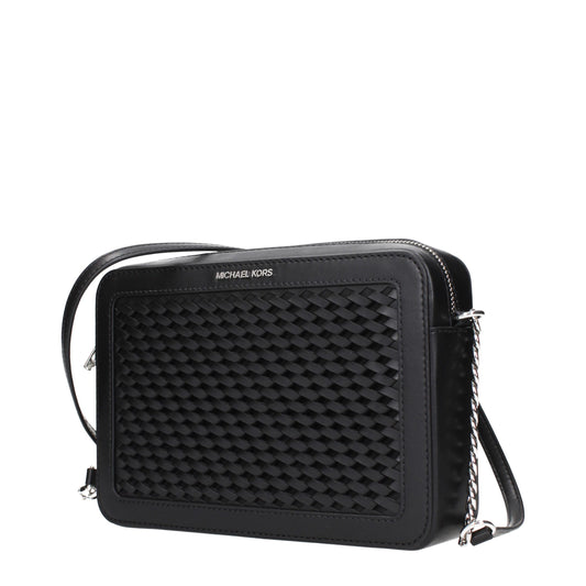 Black Leather Crossbody Bag