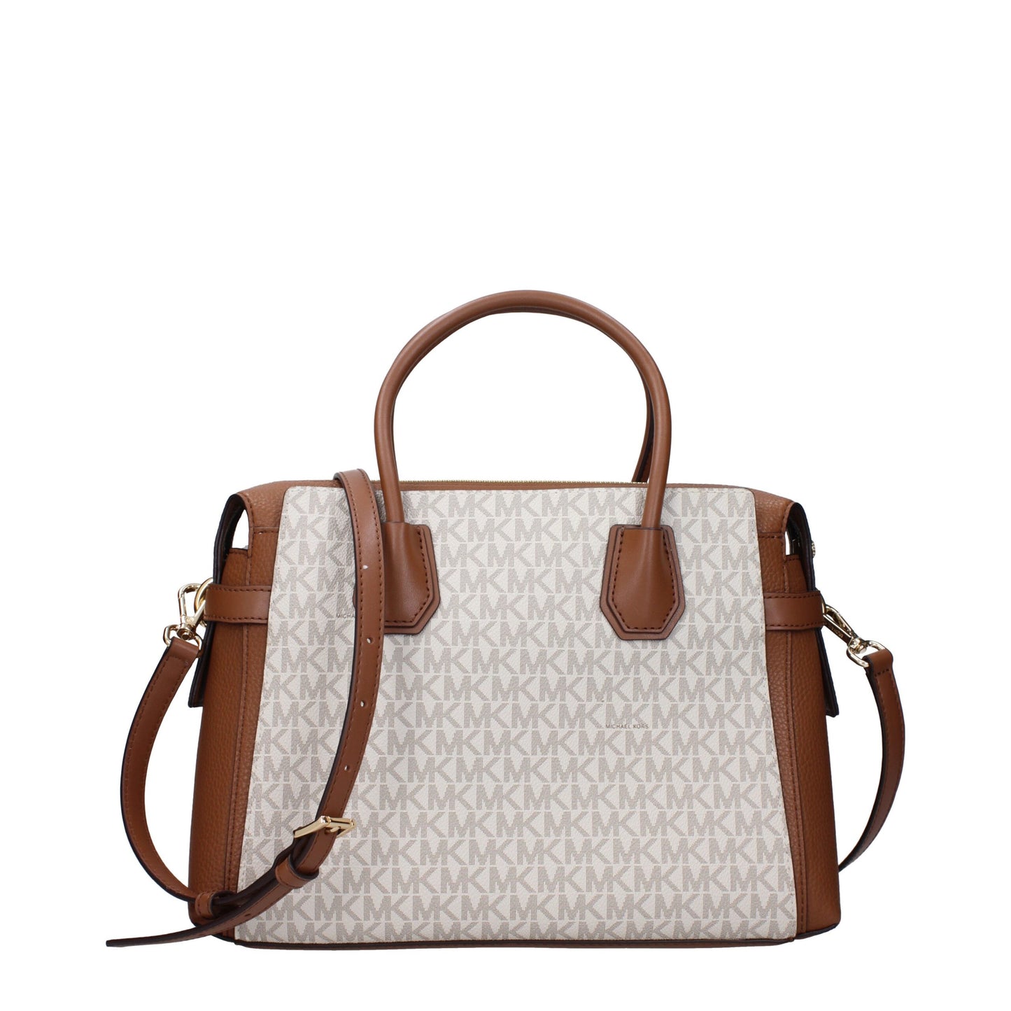 Beige Fabric Handbags