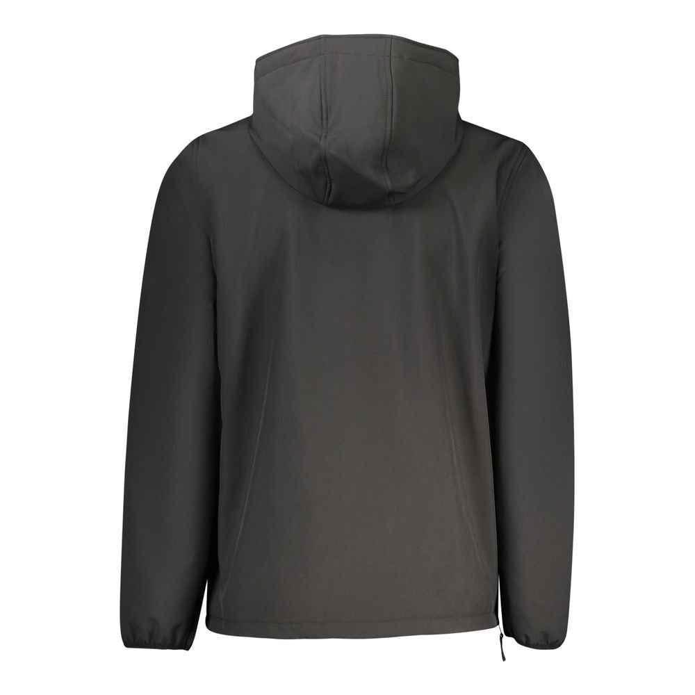 Black Polyester Jackets & Coat