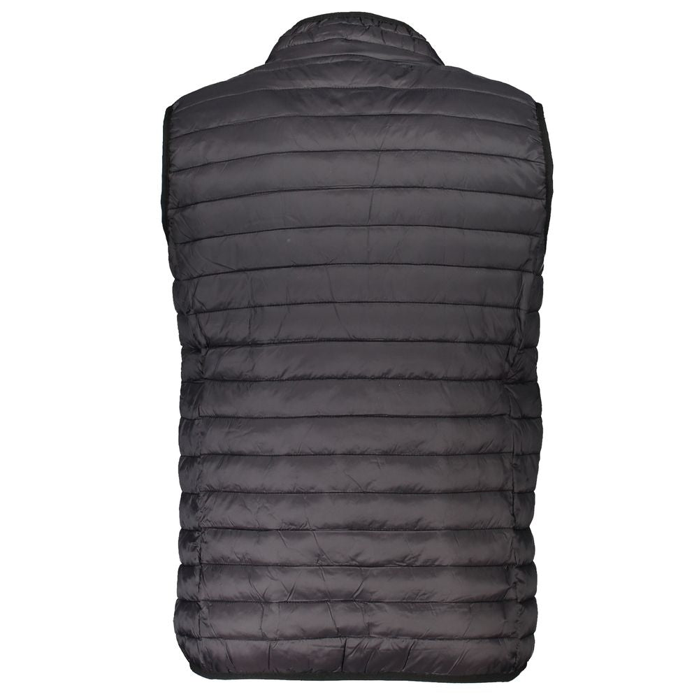Black Polyamide Sleveless Jacket