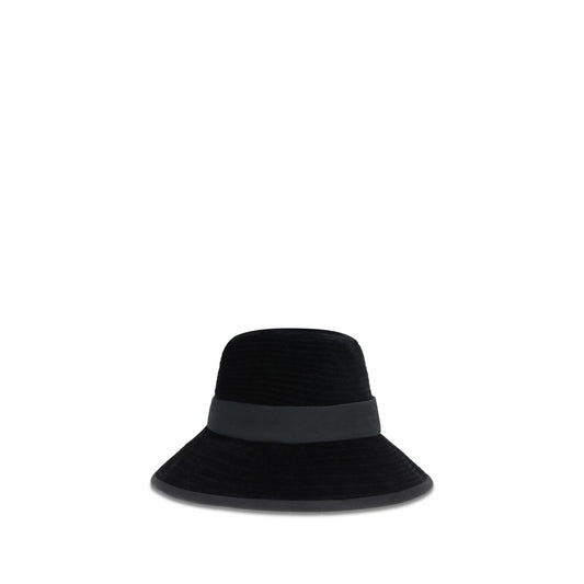 Black Cotton Fedora