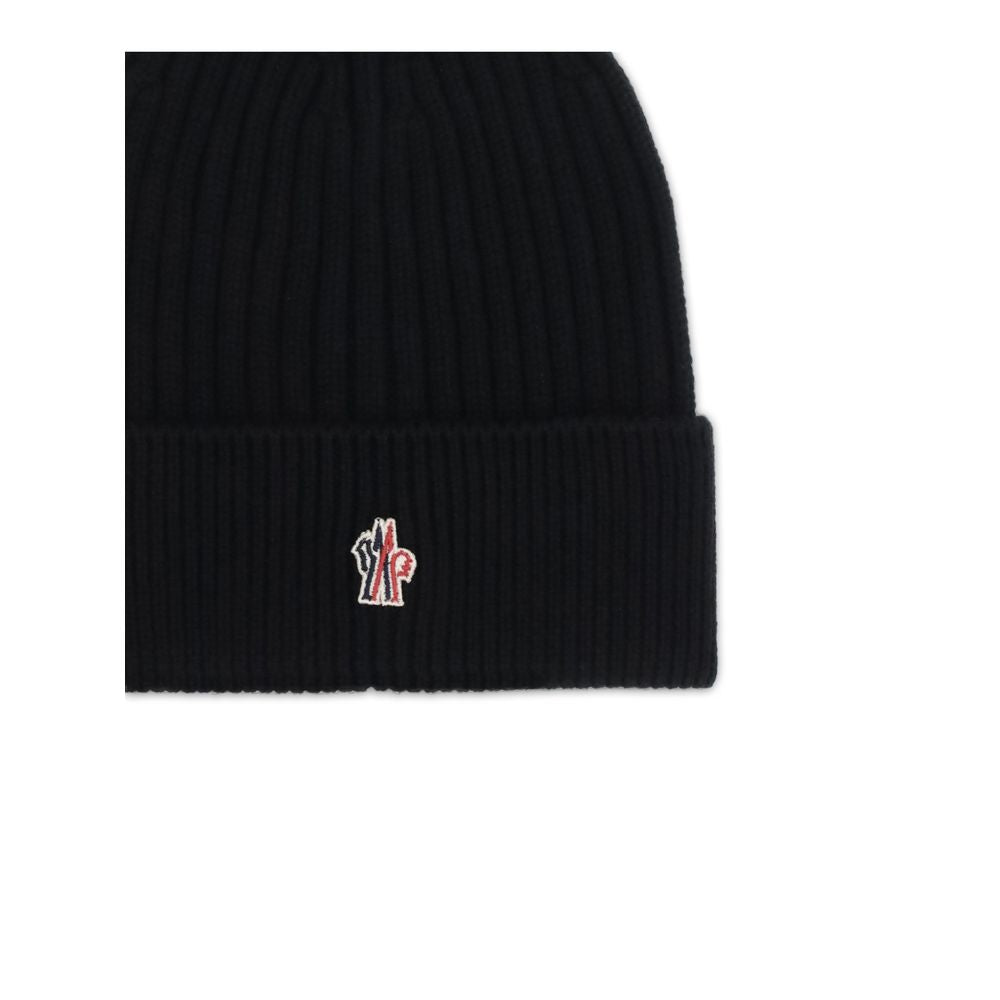 Black Fleece Wool Beanie