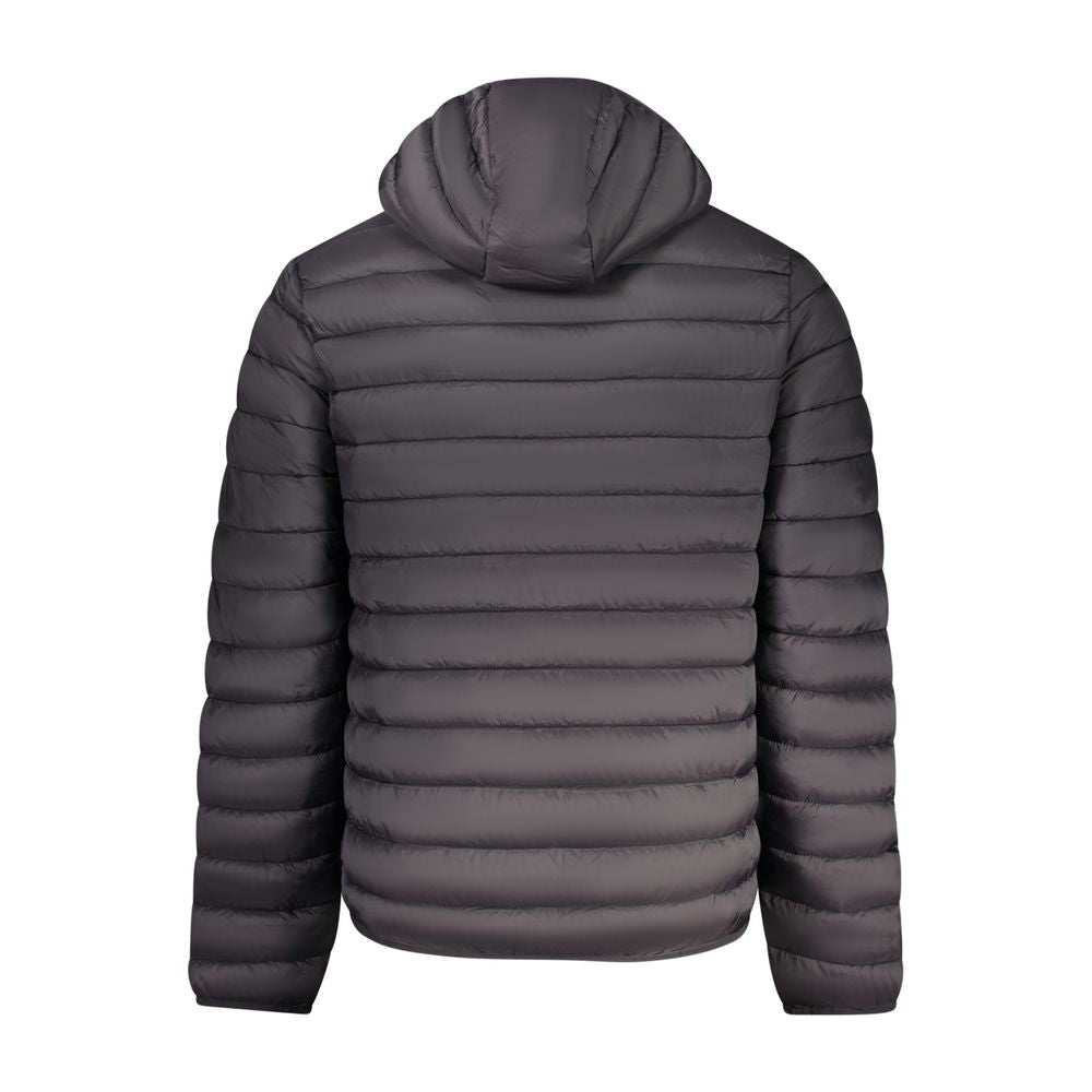Black Polyamide Men Jacket