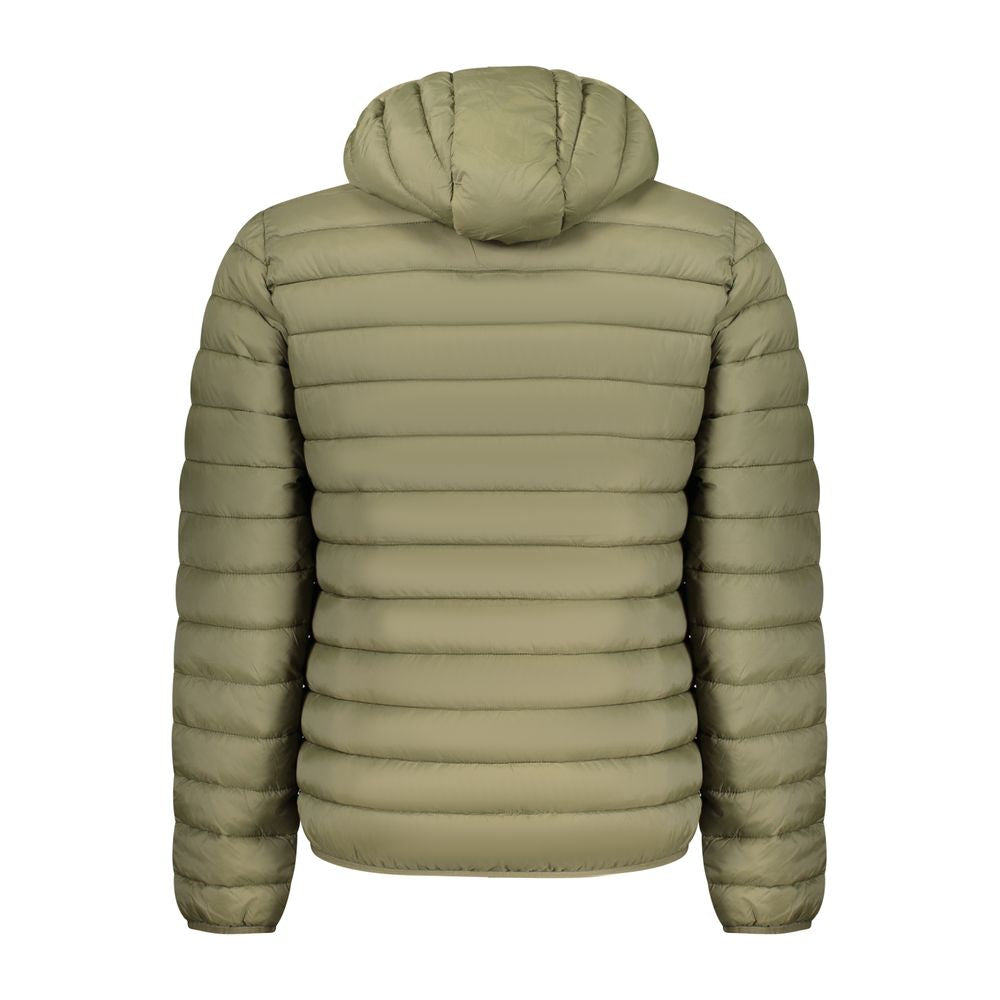 Green Polyamide Men Jacket
