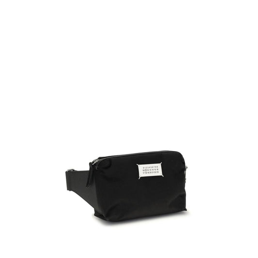 Black Fabric Shoulder Bag